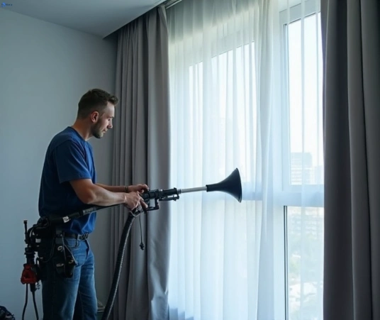 Professional drapes cleaning process tools Matty Curtain Cleaning blenheim-road-nsw